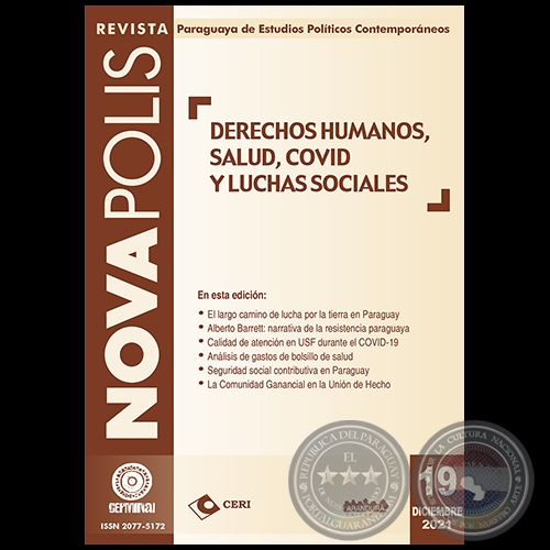 DERECHOS HUMANOS, SALUD, COVID Y LUCHAS SOCIALES - Nº 19 DICIEMBRE 2021 - Director: MARCELLO LACHI